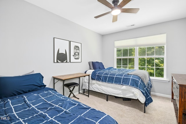 304 Forbes Rd, Wake Forest, NC 27587 - carpeted bedroom featuring baseboards and ceiling fan