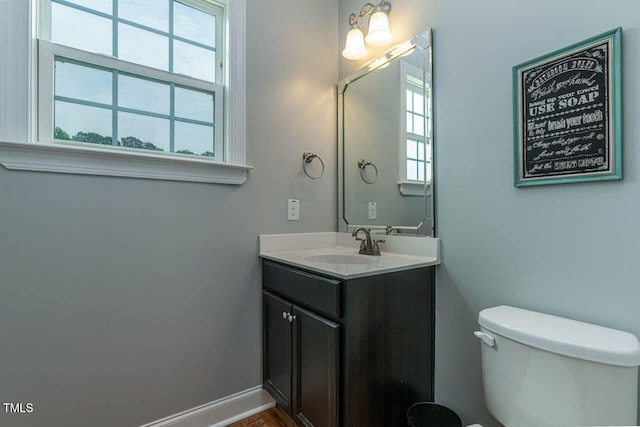 996 Tender Dr, Apex, NC 27502 - bathroom featuring toilet and vanity