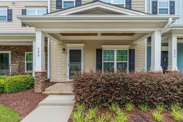 996 Tender Dr, Apex, NC 27502 - entrance to property with covered porch