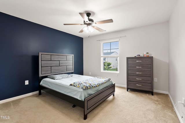 8005 Caithness St, Raleigh, NC 27616 - bedroom featuring light carpet and ceiling fan