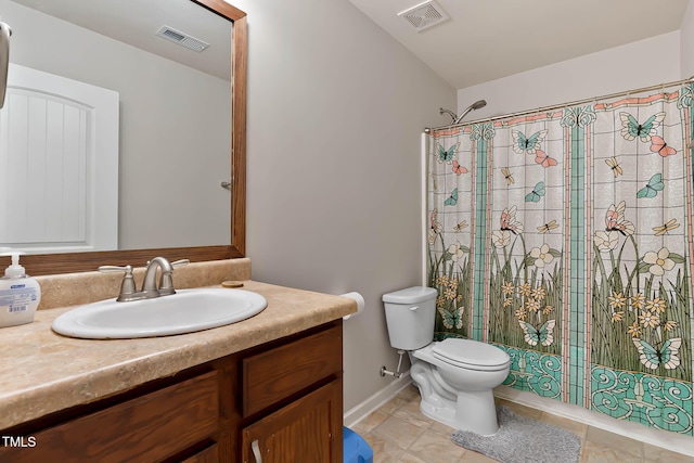 8005 Caithness St, Raleigh, NC 27616 - full bath with vanity, curtained shower, and tile patterned floors