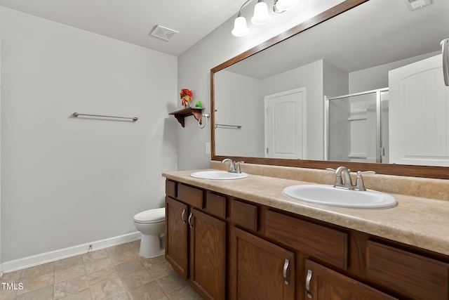 8005 Caithness St, Raleigh, NC 27616 - full bathroom featuring double vanity and a stall shower