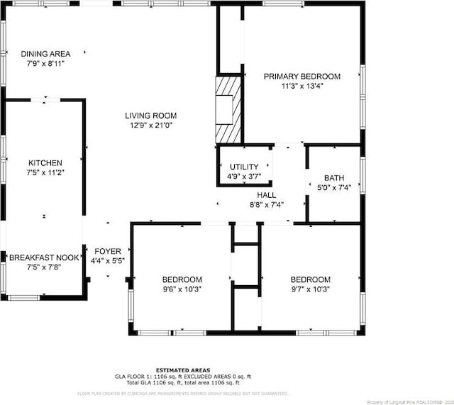 1905 Mcgougan Rd, Fayetteville, NC 28303 - view of property floor plan
