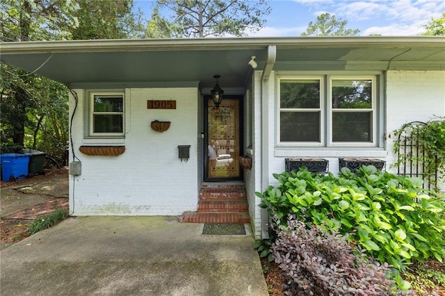1905 Mcgougan Rd, Fayetteville, NC 28303 - view of exterior entry with brick siding