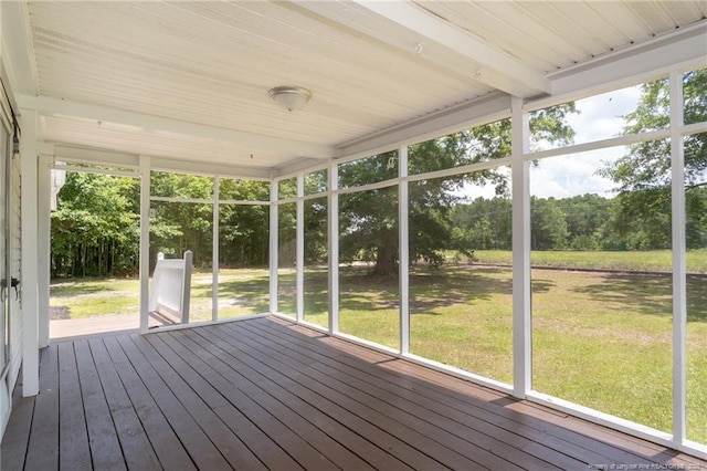 2990 Aberdeen Rd, Raeford, NC 28376 - unfurnished sunroom featuring plenty of natural light
