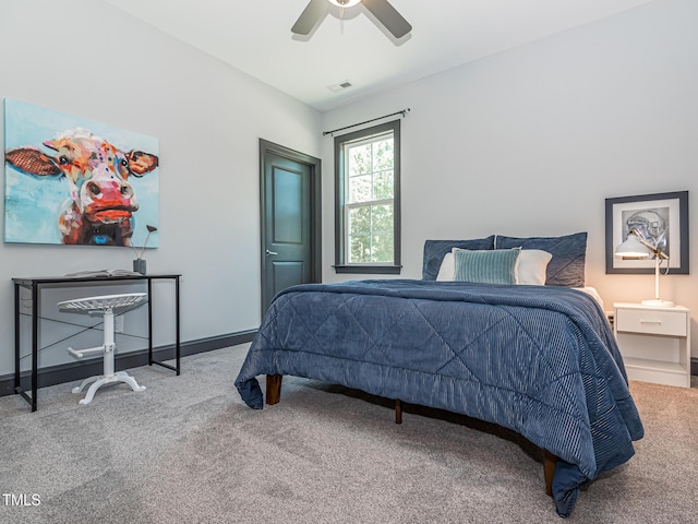 335 Glenn St, Franklinton, NC 27525 - bedroom featuring carpet floors and ceiling fan