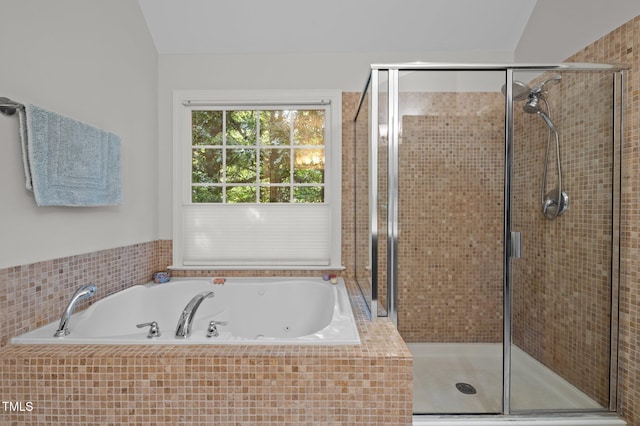 100 Redfoot Run Rd, Chapel Hill, NC 27516 - full bathroom with a shower stall and a tub with jets