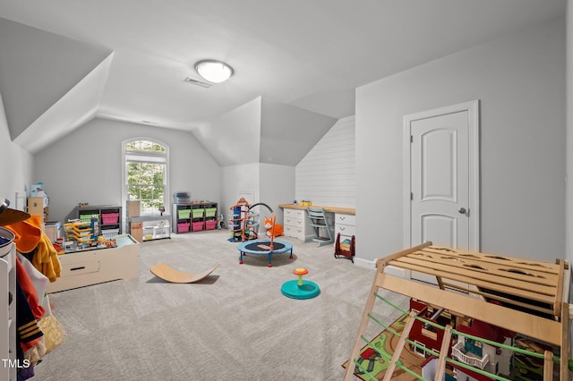 100 Redfoot Run Rd, Chapel Hill, NC 27516 - playroom with carpet and lofted ceiling