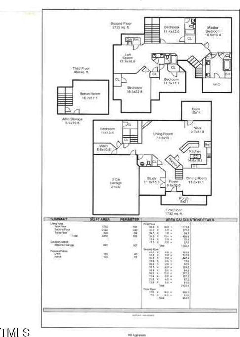 100 Redfoot Run Rd, Chapel Hill, NC 27516 - view of floor plan / room layout