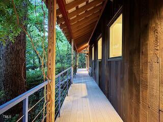 820 Runnymede Rd, Raleigh, NC 27607 - view of wooden deck