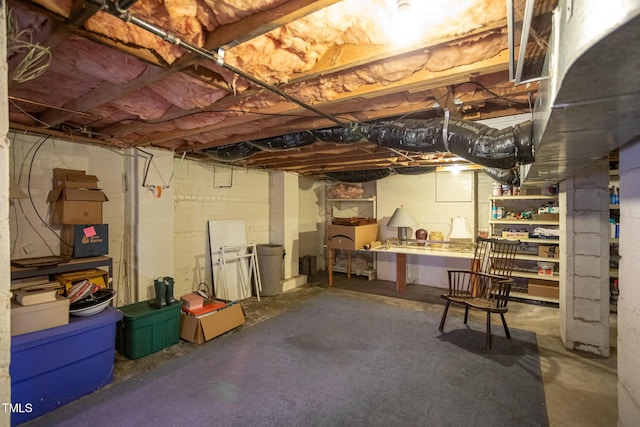 820 Runnymede Rd, Raleigh, NC 27607 - view of unfinished below grade area