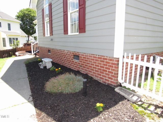 2662 Walas Ct, Creedmoor, NC 27522 - view of home's exterior with crawl space
