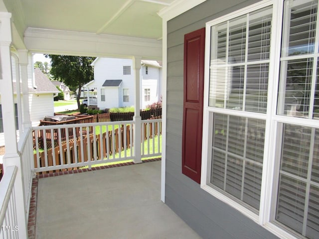 2662 Walas Ct, Creedmoor, NC 27522 - covered porch featuring a residential view