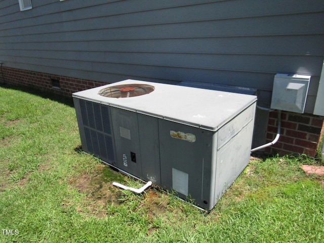 2662 Walas Ct, Creedmoor, NC 27522 - exterior view of a central AC unit and crawl space