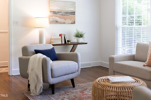 2801 E Shoreham St, Durham, NC 27707 - sitting room featuring wood finished floors