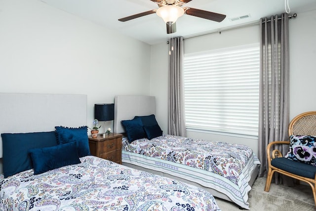 514 Alamanni Ct, Graham, NC 27253 - carpeted bedroom with a ceiling fan