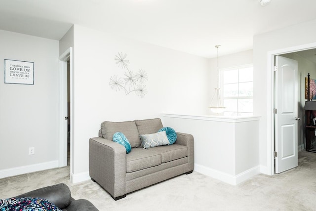 514 Alamanni Ct, Graham, NC 27253 - living area with carpet floors and baseboards