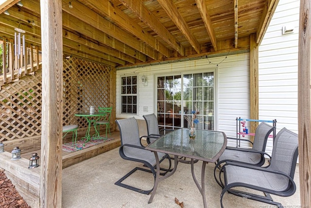2 Beryl Cir, Pinehurst, NC 28374 - view of patio with outdoor dining area