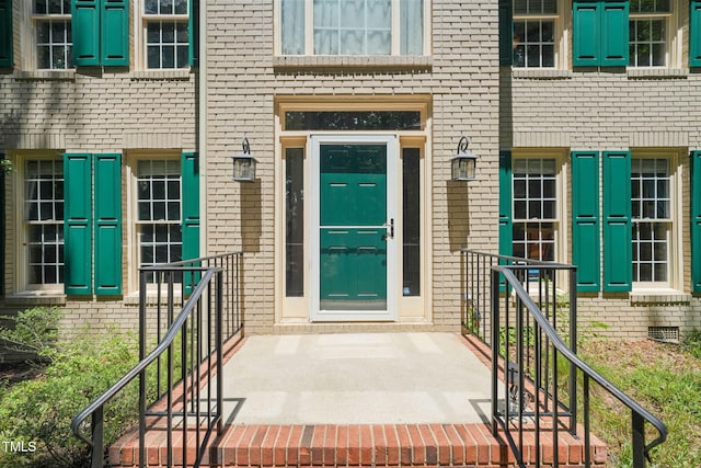 2401 Worthing Ct, Wake Forest, NC 27587 - view of exterior entry with brick siding