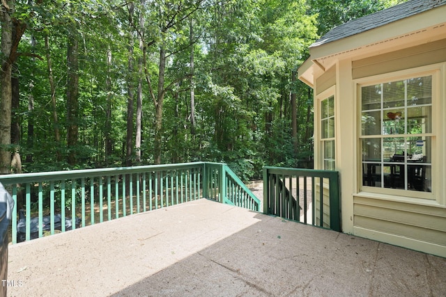 2401 Worthing Ct, Wake Forest, NC 27587 - view of wooden terrace