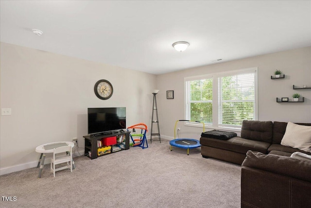 103 Foothill Ct, Sanford, NC 27330 - living area featuring carpet and baseboards