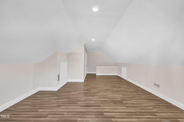 4309 Birmingham Way, Raleigh, NC 27604 - additional living space with wood finished floors, lofted ceiling, and recessed lighting