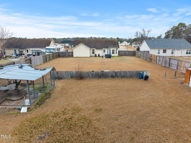 205 Driftwood Ln, Raeford, NC 28376 - fenced backyard featuring a residential view