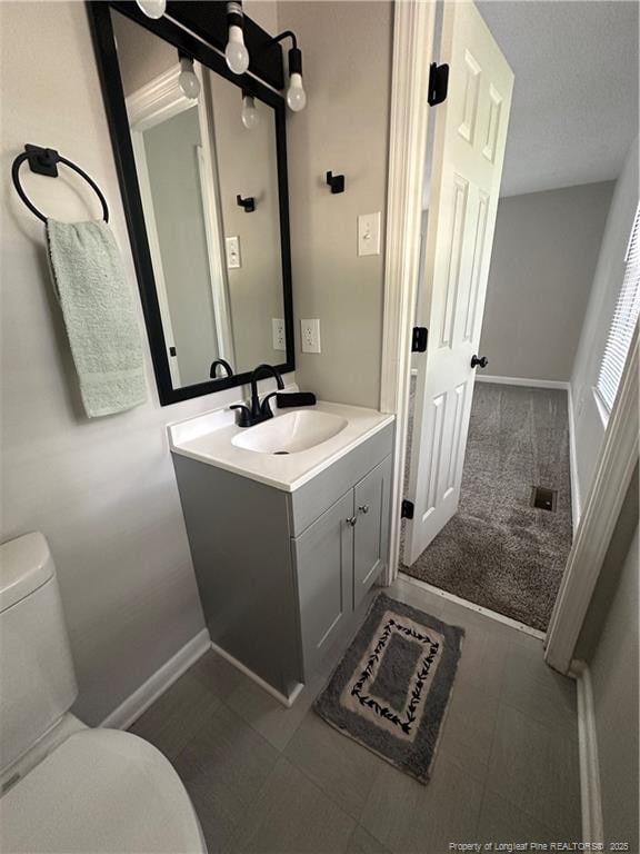 3513 Greenwood Dr, Fayetteville, NC 28311 - bathroom with toilet and vanity