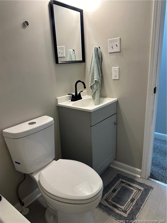 3513 Greenwood Dr, Fayetteville, NC 28311 - half bath with vanity and toilet