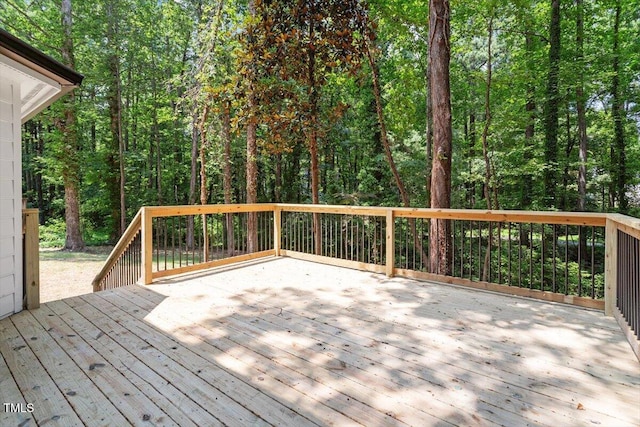 4006 New Yarmouth Way, Apex, NC 27502 - deck with a forest view