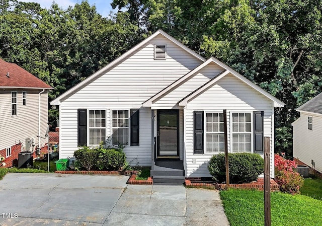 4505 Woodlawn Dr, Raleigh, NC 27616 - view of front of property with a patio