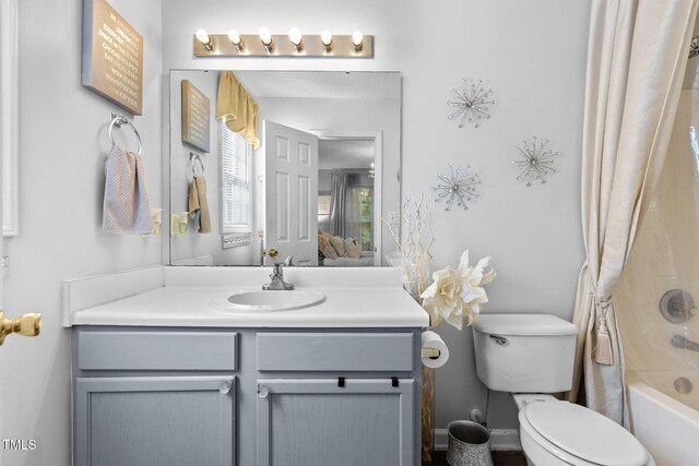 4505 Woodlawn Dr, Raleigh, NC 27616 - bathroom featuring vanity and shower / tub combo