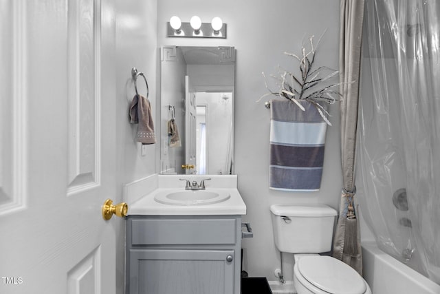 4505 Woodlawn Dr, Raleigh, NC 27616 - full bathroom with vanity and shower / bathtub combination with curtain