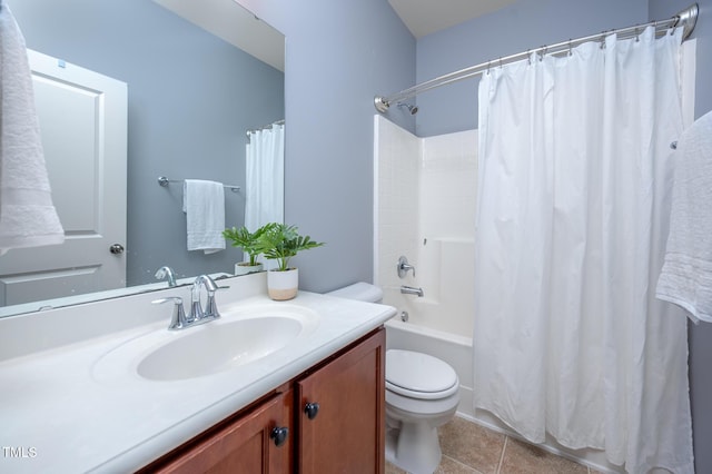 2007 October Dr, Durham, NC 27703 - full bathroom featuring vanity, tile patterned flooring, and shower / bath combination with curtain
