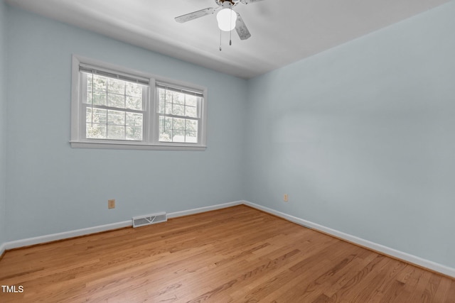 4404 Susan Dr, Raleigh, NC 27603 - empty room featuring light wood-style flooring and a ceiling fan