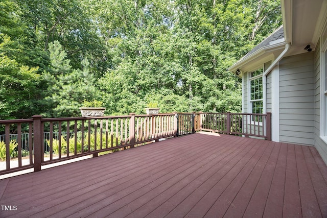 1028 Harpers Ridge Ct, Wake Forest, NC 27587 - view of wooden terrace