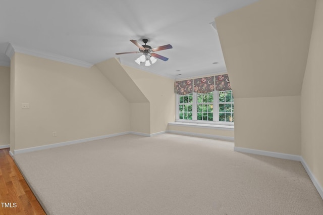 1028 Harpers Ridge Ct, Wake Forest, NC 27587 - bonus room with ceiling fan and light carpet