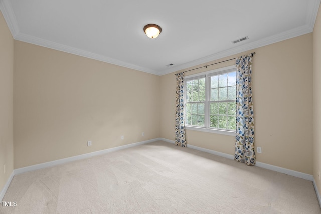 1028 Harpers Ridge Ct, Wake Forest, NC 27587 - carpeted spare room featuring crown molding and baseboards