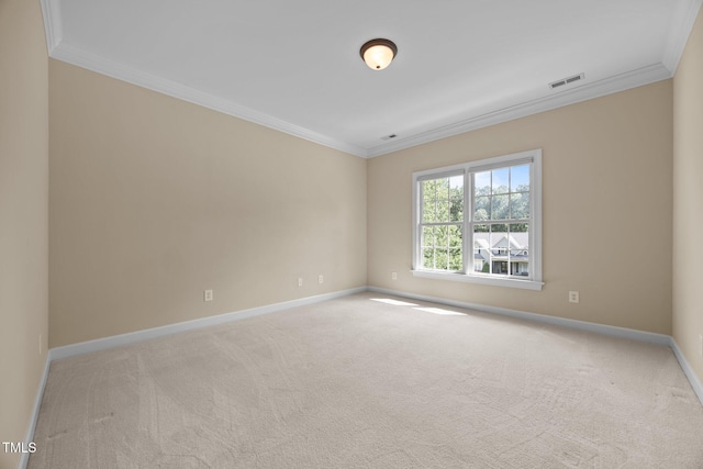 1028 Harpers Ridge Ct, Wake Forest, NC 27587 - carpeted spare room with ornamental molding and baseboards