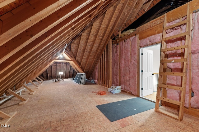 1028 Harpers Ridge Ct, Wake Forest, NC 27587 - view of unfinished attic