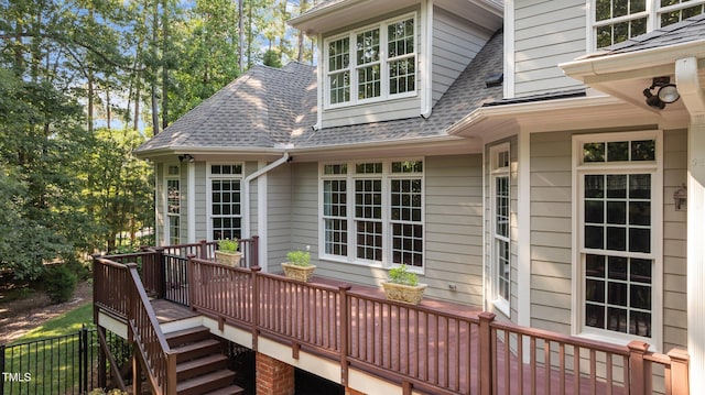 1028 Harpers Ridge Ct, Wake Forest, NC 27587 - view of wooden terrace