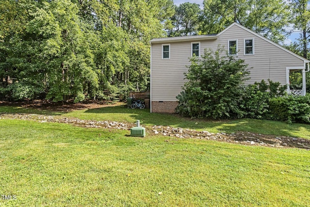 212 Cross Keys Ct, Cary, NC 27511 - view of property exterior with a yard and crawl space