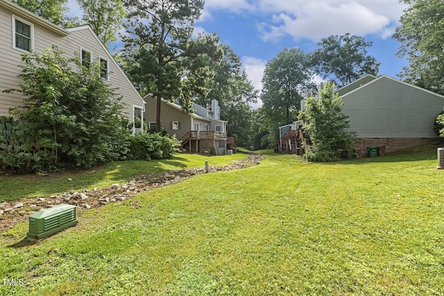 212 Cross Keys Ct, Cary, NC 27511 - view of green lawn featuring stairs