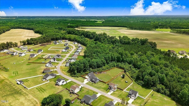 282 Brodie Rose Landing Way, Smithfield, NC 27577 - aerial overview of property's location featuring a heavily wooded area