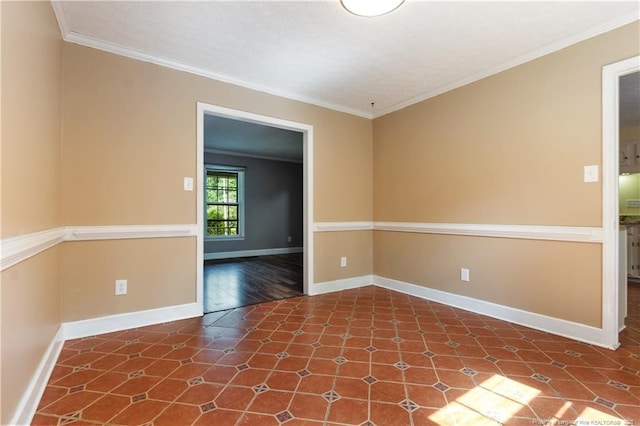 1612 Hennessy Pl, Fayetteville, NC 28303 - unfurnished room with crown molding and baseboards