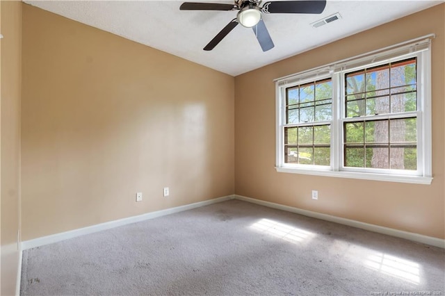 1612 Hennessy Pl, Fayetteville, NC 28303 - empty room with carpet flooring and a ceiling fan