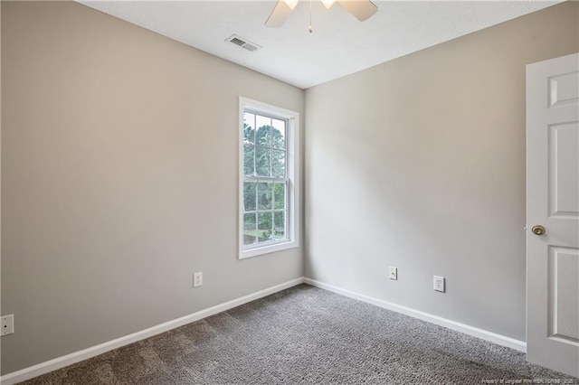 69 Ribbon Oak Ct, Sanford, NC 27332 - spare room with a ceiling fan and carpet floors