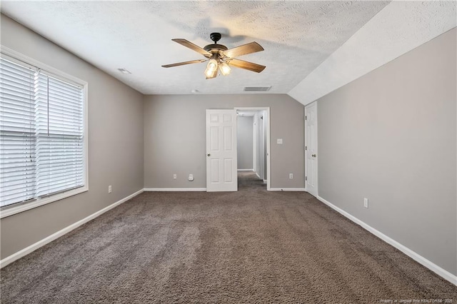 69 Ribbon Oak Ct, Sanford, NC 27332 - unfurnished bedroom with carpet, a textured ceiling, and ceiling fan