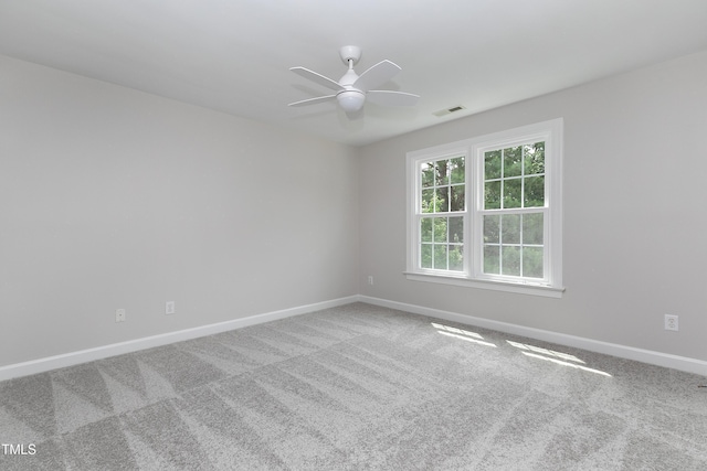 500 Walcott Way, Cary, NC 27519 - carpeted empty room with baseboards and ceiling fan