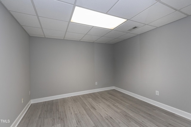 500 Walcott Way, Cary, NC 27519 - spare room featuring wood finished floors and a drop ceiling